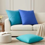  Presvlaka za jastuk 2 pcs HEERLEN Kraljevsko plava 65 x 65 cm - Kraljevski plava 65 x 65 cm 2 Slike