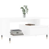  Stolić za kavu bijeli 90 x 49 x 45 cm od konstruiranog drva | shoptok.hr