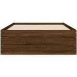  Okvir kreveta s ladicama oja smeđeg hrasta 75x190 cm drveni | shoptok.hr