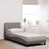  Okvir za krevet bez madraca Hanko smeđesivi 80x200cm od tkanine | shoptok.hr