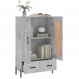  Visoka komoda boja betona 69,5 x 31 x 115 cm konstruirano drvo | shoptok.hr