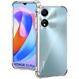 Techsuit Silikonska futrola s ojačanim rubovima za Honor X5 Plus - Prozirna | shoptok.hr