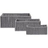 House Nordic Tekstilne košare u setu 3 kom 36x26x14 cm Arese – | shoptok.hr