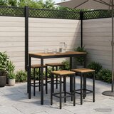  Stol za bar u vrtu Bijela i crna 108,5 x 55 x 105 cm | shoptok.hr