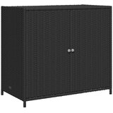  Vrtni ormarić za pohranu crni 83 x 45 x 76 cm od poliratana | shoptok.hr