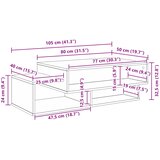  Kava Stol Crni hrast 105 x 50 x 32,5 cm Konstruirano drvo | shoptok.hr