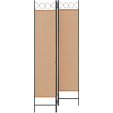  3-panelni pregradni zid Bež 120 x 200 cm Tkanina | Eponuda.ba