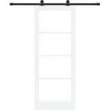  Klizna vrata ORKDAL 83 x 211 cm Masivna borovina i staklo | shoptok.hr
