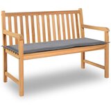  Jastuk za vrtnu klupu sivi 120 x 50 x 3 cm od tkanine Oxford Cijene