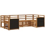 vidaXL Kotna sedežna garnitura 5 pcs Naravna Masiven les akacije, (5000283324) | Shoptok.si