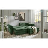 MID.YOU KOTNA SEDEŽNA GARNITURA, rebrasti žamet temno zelena | Shoptok.si