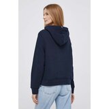 Tommy Hilfiger Dukserica za žene, boja: tamno plava, s kapuljačom, bez uzorka | shoptok.hr