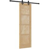  Klizna vrata ORKDAL 61 x 198,5 cm Masivna borovina Prirodna | shoptok.hr