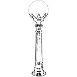Opviq Vanjska lampa BSU-68209-BSY-B, 95 cm, Podna, E27, 60W, IP65, Crna | Eponuda.ba