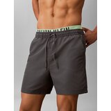 Calvin Klein Swimwear Kratke kopalne hlače 'Intense Power' grafit | Shoptok.si