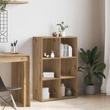 vidaXL Knjižna omara/komoda artisan hrast 66x30x98 cm inženirski les | Shoptok.si
