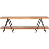 Furnova TV omarica 160x40x50 cm trden akacijev les, (21924466) | Shoptok.si