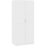  Ormar bijeli 80 x 52 x 180 cm od konstruiranog drva | shoptok.hr