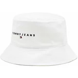 Tommy Jeans Klobuk Tjm Linear Logo Bucket Hat AM0AM12895 Bela
