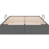  Otomanski krevet s pohranom Tamno siva 120 x 190 cm tkanina | shoptok.hr