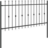  Ograda sa šiljcima Asten Crna 200 x 150 cm | shoptok.hr