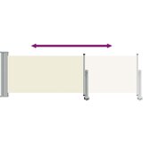  Uvlačiva bočna tenda za terasu 80 x 300 cm krem | Eponuda.com
