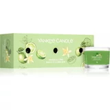 Yankee Candle Vanilla Lime poklon set 3x37 g