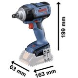 Bosch GDS 18V-300 Aku- udarni stezač 18 V 4.0 Ah Li-Ion Uklj. kofer, Uklj. 2 akumulatora | Eponuda.ba