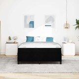  s opruga kutije Crna 140 x 190 cm tkanina | shoptok.hr