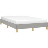  Okvir kreveta bez madraca svjetlosivi 120 x 200 cm od tkanine | shoptok.hr