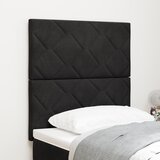 vidaXL LED uzglavlje dijamantnih blokova crno 80 cm baršun, uzglavlje dijamantnih blokova crno 160 cm baršun | shoptok.hr
