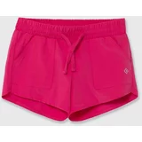 Abercrombie & Fitch Otroške kratke hlače roza barva