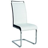 Molarem Home Stolica H441 CHROM-bijela + crna | shoptok.hr
