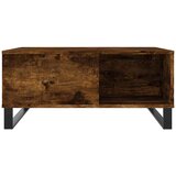  Stolić za kavu boja hrasta 80 x 80 x 36,5 cm konstruirano drvo Smeđa | Shoptok.si