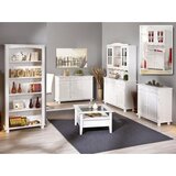 XXXL Kredenca Valencia, Z Vitrino, Bela | Shoptok.si