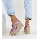 Gemre Purple wedge sandals Mara | Shoptok.si