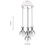 Opviq AV-1766-4ET antiquation chandelier | ePonuda.com