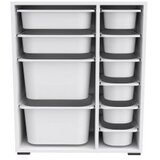 Hanah home višenamenska polica zen 2D2K6U white | ePonuda.com