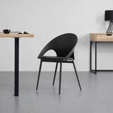 Bessagi Home naslanjač dori, črna, videz usnja | Shoptok.si