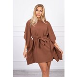 Kesi Batwings Oversize Dress Brown | Eponuda.ba