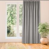  Curtain VILA color gray style classic dragon tape transparent 5 cm velvet 265x300 HOMEDE | shoptok.hr
