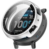 INF Integrirano ohišje PC s kaljenim steklom za Amazfit Active Max Silver, (5000264405) | Shoptok.si