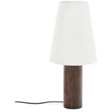 Kave Home Bela/v temni naravni barvi stoječa svetilka s tekstilnim senčilom (višina 110 cm) Marga – | Shoptok.si