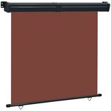Balkonska bočna tenda 175 x 250 cm smeđa | shoptok.hr