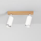  Brilagi - Spot svetiljka SELE 2xGU10/30W/230V bela/dekor hrasta | Eponuda.com