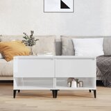  Bočni stolići 2 kom sjajni bijeli 50x46x50 cm konstruirano drvo | Eponuda.com