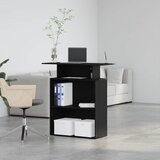  Recepcijski stol Crni 100x40x104 cm Inženirsko drvo | shoptok.hr