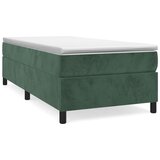 Maison Chic Box spring postelja - Vzmetna postelja z vzmetnico temno zelena 80x200 cm žamet SL19058, (21894087) Cene