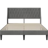  Okvir za krevet Tamnosiva 137 x 190 cm Baršun - Dupli | shoptok.hr