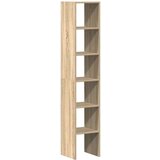 vidaXL Police za knjige 2 kom složive 30x30x80 cm konstruirano drvo | shoptok.hr